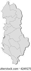 Map - Albania
