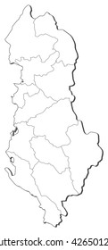 Map - Albania