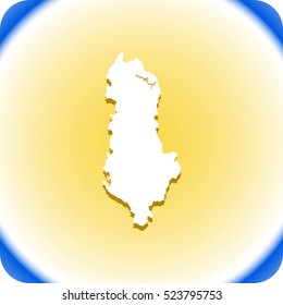 map of Albania