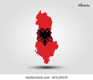 Map of Albania