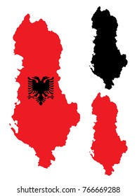 Map of Albania 