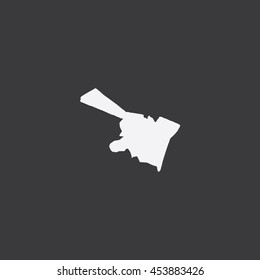 Map of Albany City Vector Illustration