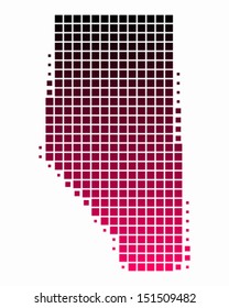 Map of Alberta