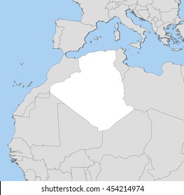 Map - Algeria