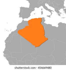 Map - Algeria