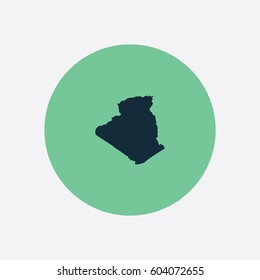Map of Algeria Vector Illustration

