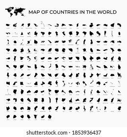 Map of all countries in the world.