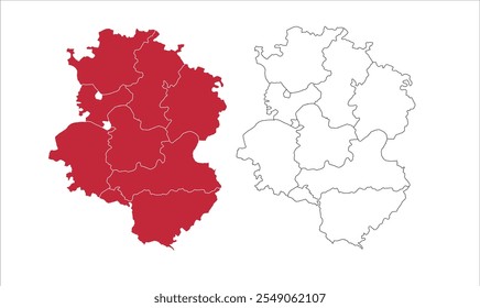 Map of Allahabad district, Allahabad District, Uttar Pradesh State, Republic of India, Government of  Uttar Pradesh, Indian territory, Eastern India, politics, village, tourism