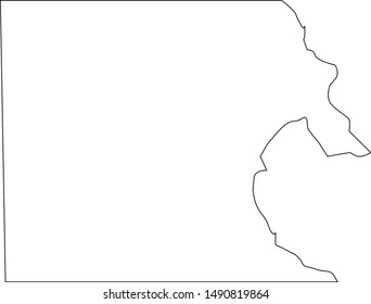 map of Alpena County in state of Michigan