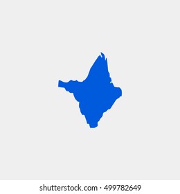 Map of Amapa Vector Illustration