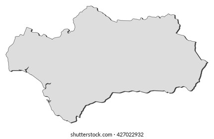 Map - Andalusia (Spain)