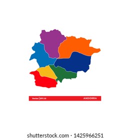 map andorra icon vector flat design