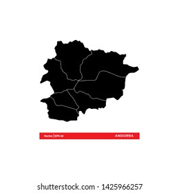 map andorra icon vector flat design