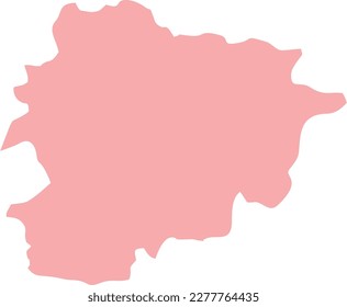 map of andorra illustrations can change color