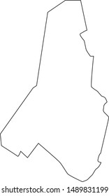 map of Androscoggin county in maine state
