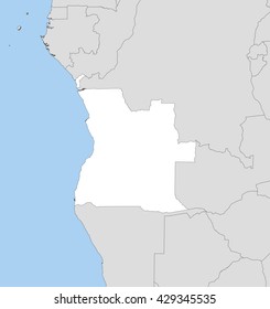 Map - Angola