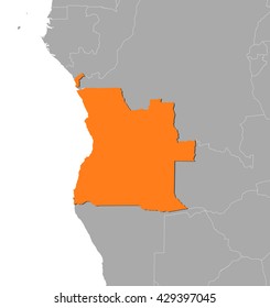 Map - Angola