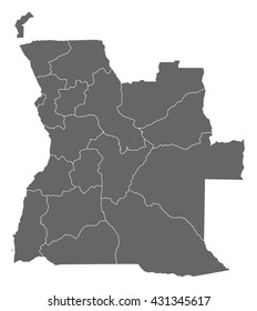 Map - Angola