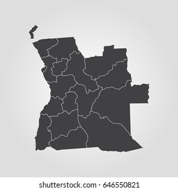 Map of Angola