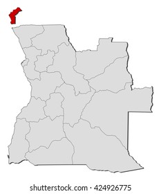 Map - Angola, Cabinda