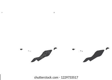 Map - Anguilla Couple Set , Map of Anguilla ,Vector illustration eps 10.