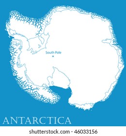 Map of AntarCtica