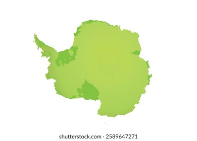 Map of Antarctica, sign silhouette. World Map Globe. Vector Illustration isolated on transparent background. Antarctic continent.