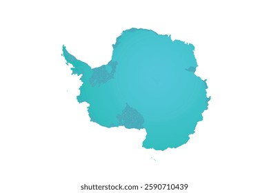 Map of Antarctica, sign silhouette. World Map Globe. Vector Illustration isolated on transparent background. Antarctic continent.