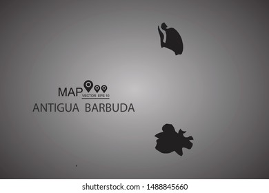 Map of Antigua and Barbuda