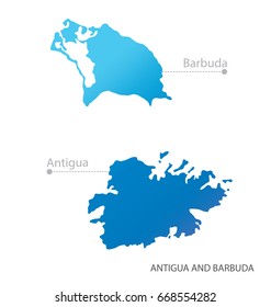 Map of antigua and barbuda