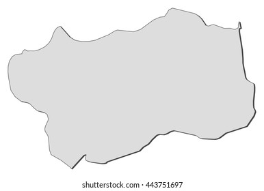 Map - Aosta Valley (Italy)