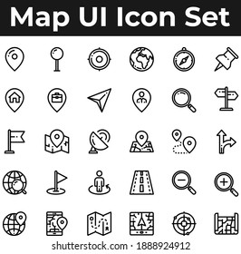 Map App And Web Ui Icons