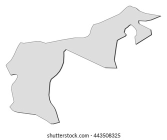Map - Appenzell Ausserrhoden (Swizerland)
