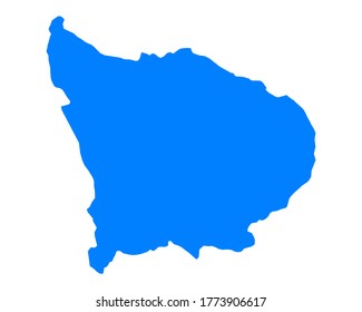 Map of Apurimac on white