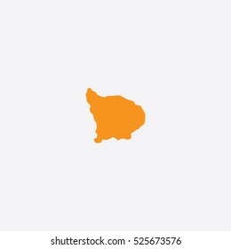 Map of Apurimac Vector Illustration