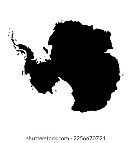 Map of the Arctic region. Vector illustration.