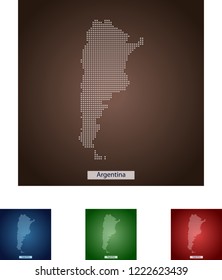 map of Argentina