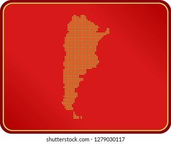 map of Argentina