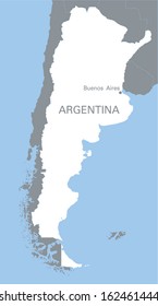 map of Argentina