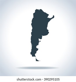 map of Argentina