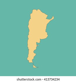 map of Argentina