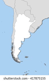 Map - Argentina