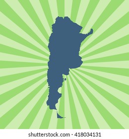 map of Argentina