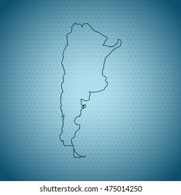 map of Argentina
