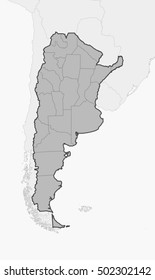 Map - Argentina