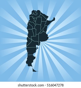 map of Argentina