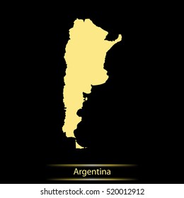 map of Argentina