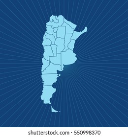 map of Argentina