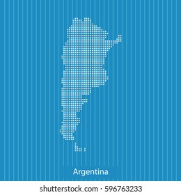 map of Argentina