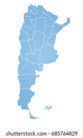 Map of Argentina